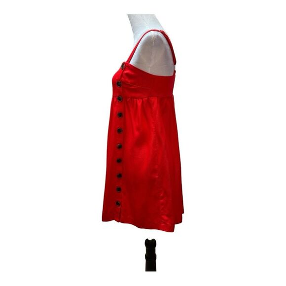 Urban Outfitter  Red Jumper‎ Style Spaghetti Strap  Preppy Dress Size S - Picture 2 of 10